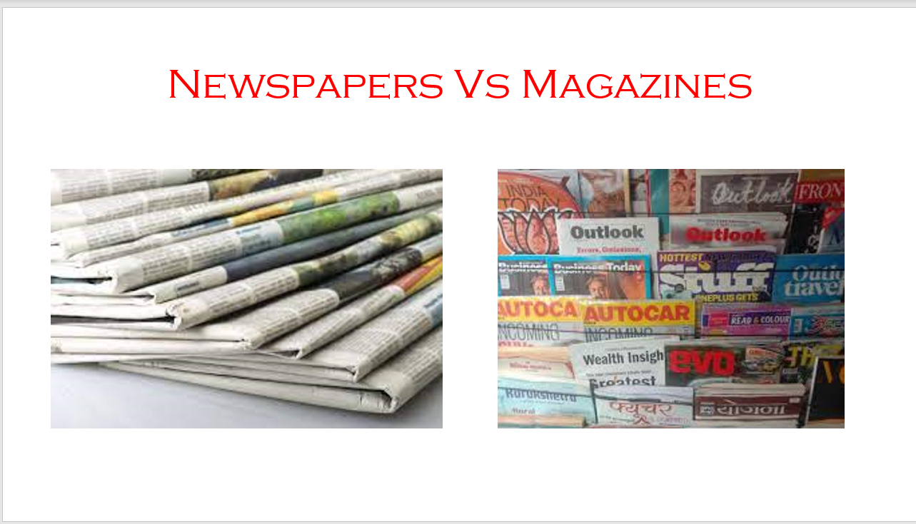 6 Differences That Set Newspapers And Magazines Apart 6-differences-that-set-newspapers-and-magazines-apart
